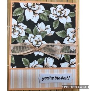 Handmade Floral Greeting Card
